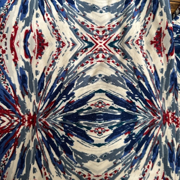 LuLaRoe tall and curved leggings red white blue - Picture 1 of 4